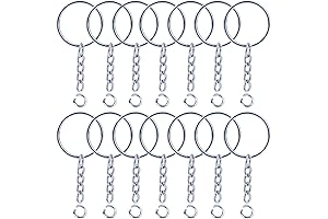 150 Pieces Split Keyrings For Boundless Crafting Delights