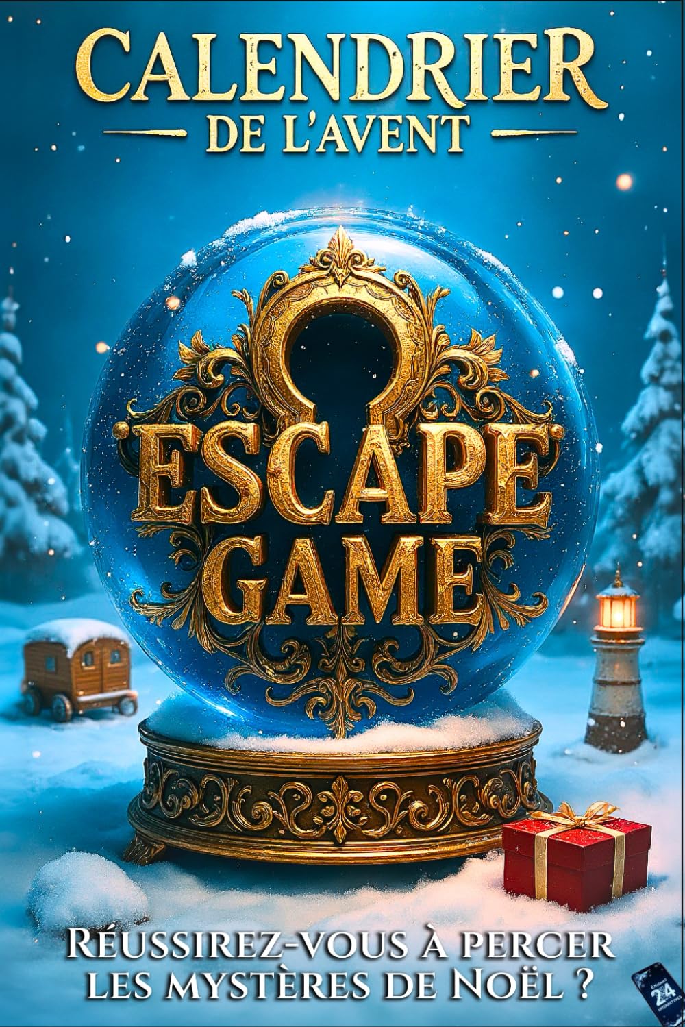 Calendrier de l’Avent Escape Game 2.0 pour Adultes: 24 énigmes, jeux et puzzles à résoudre avant Noël. Roman d’aventure interactif (Livre + Application)