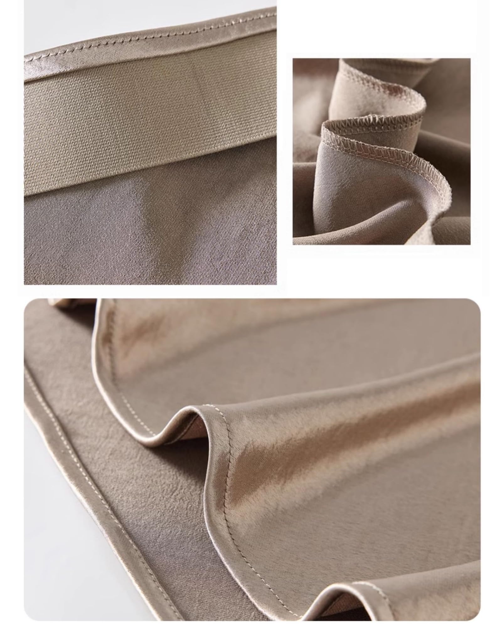 Femmes Jupe Hanche Satin Elégant Coupe Slim Ourlet Fluide Mode Casual Mince Élastique Taille Haute Longue Jupe Queue De Poisson
