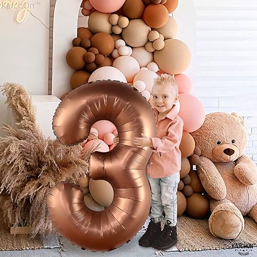 Miniatura 449 de KatchOn, Globo dorado gigante del número 8 de 40 pulgadas, globo dorado del número 8 para decoraciones de cumpleaños de 8 años para niñas