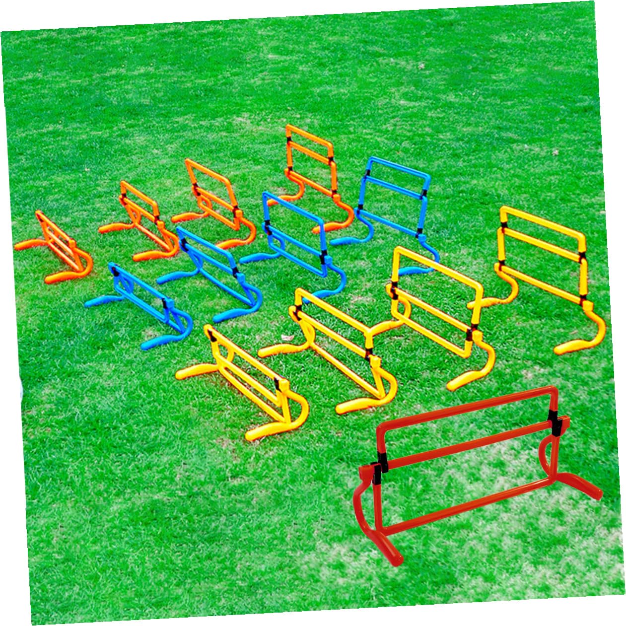 Veemoon Festa Calcio Decor Ostacoli di Allenamento Calcio Rimovibili in Pp, Attrezzatura per Migliorare Abilità Calcistiche e Agilità per Allenamento Outdoor