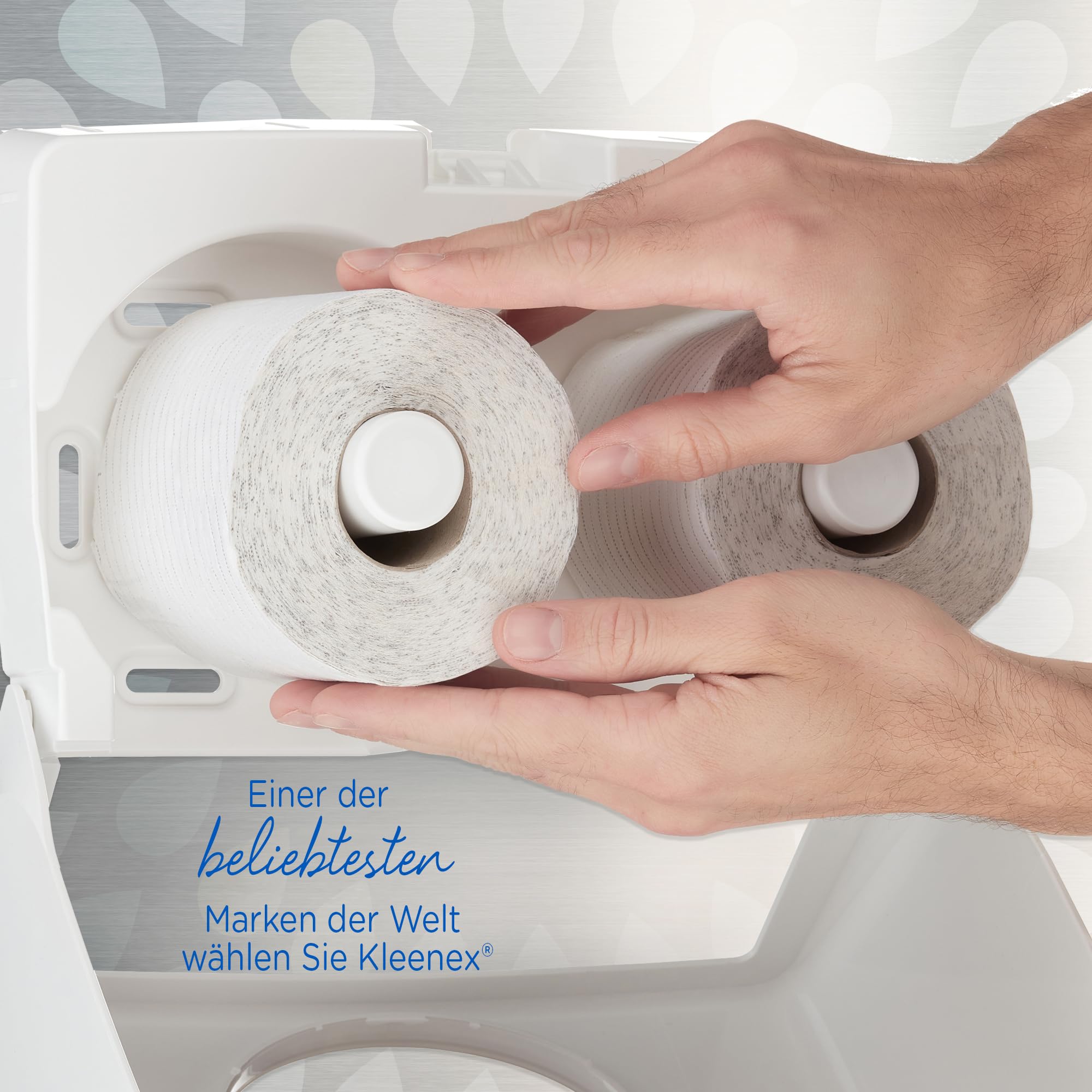 Kleenex Toilet Tissue Rollen - Standard/Weiß / 6 Beutel x 6 Kleinrollen x 350 Blätter, 1er Pack (1 x 6 Stück)