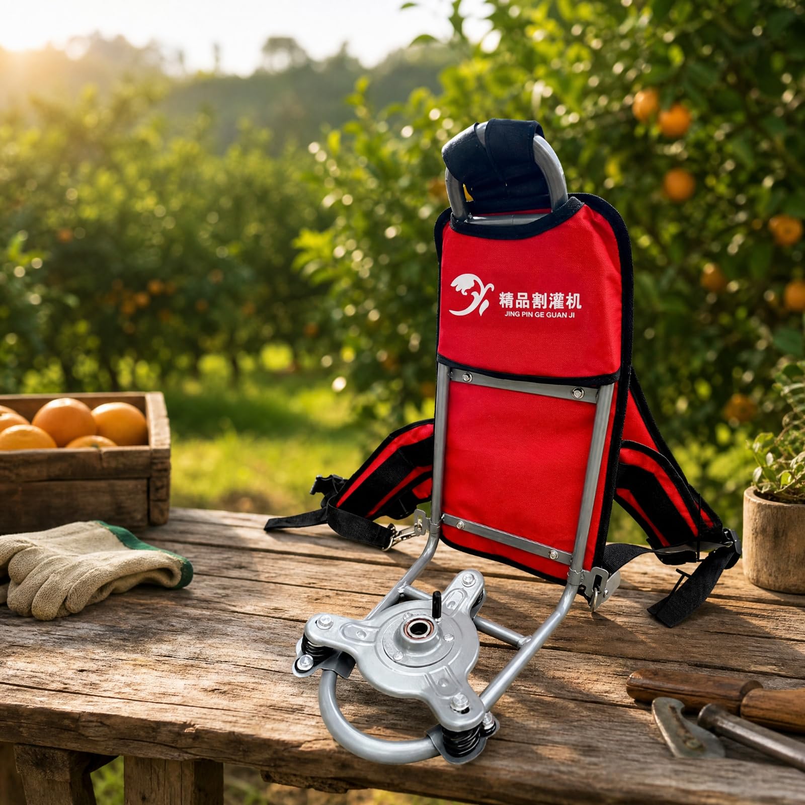 a Zaino con Robusto Imbracatura Ergonomico Attrezzatura per Giardinieri, Giardinaggio, Sfalcio, Stile A