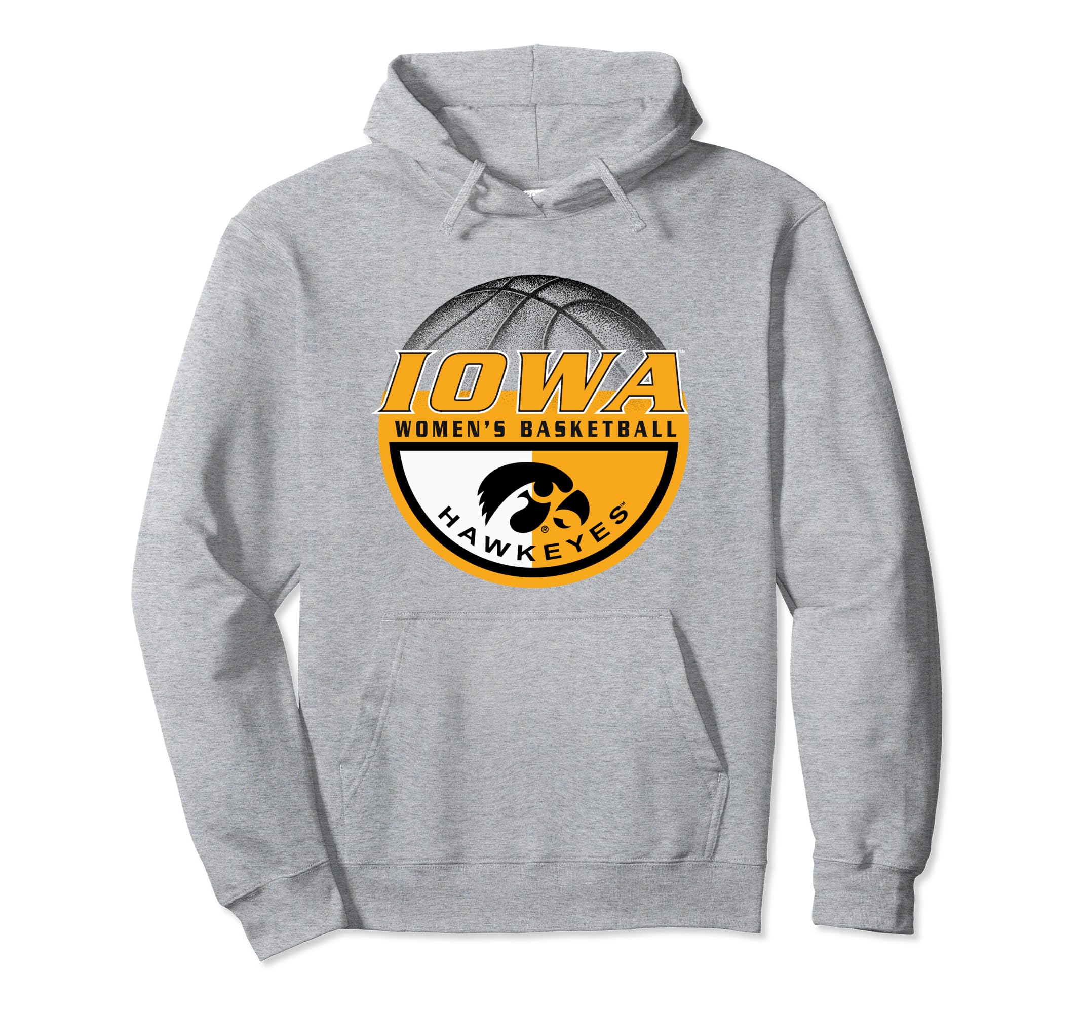 Iowa Hawkeyes Women's Basketball Dunk Gray Pullover Hoodie