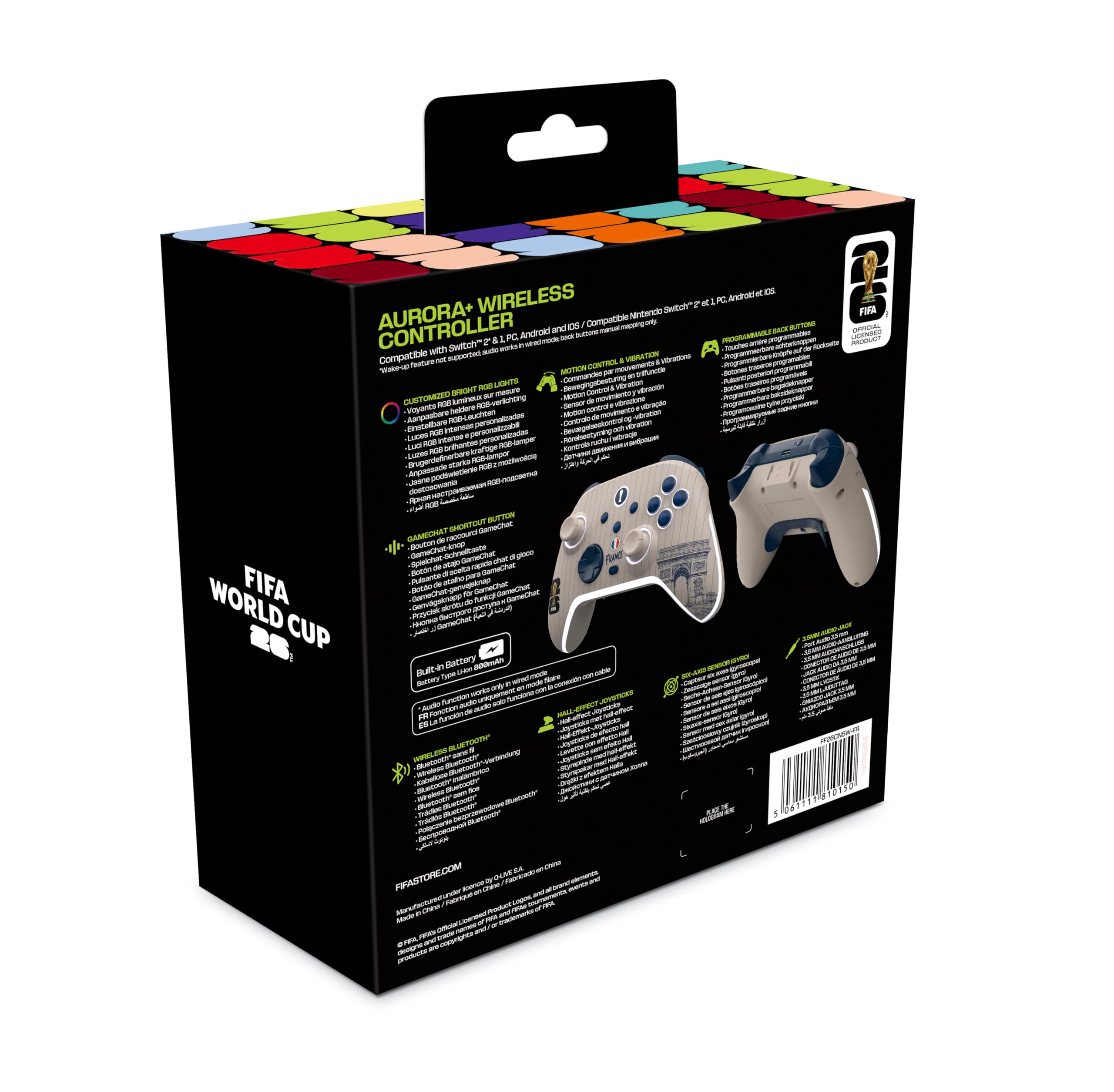 Dragon Fifa WorldCup 26 - Aurora+ France Wireless Controller for Switch, Switch 2, Pc, Android and Ios