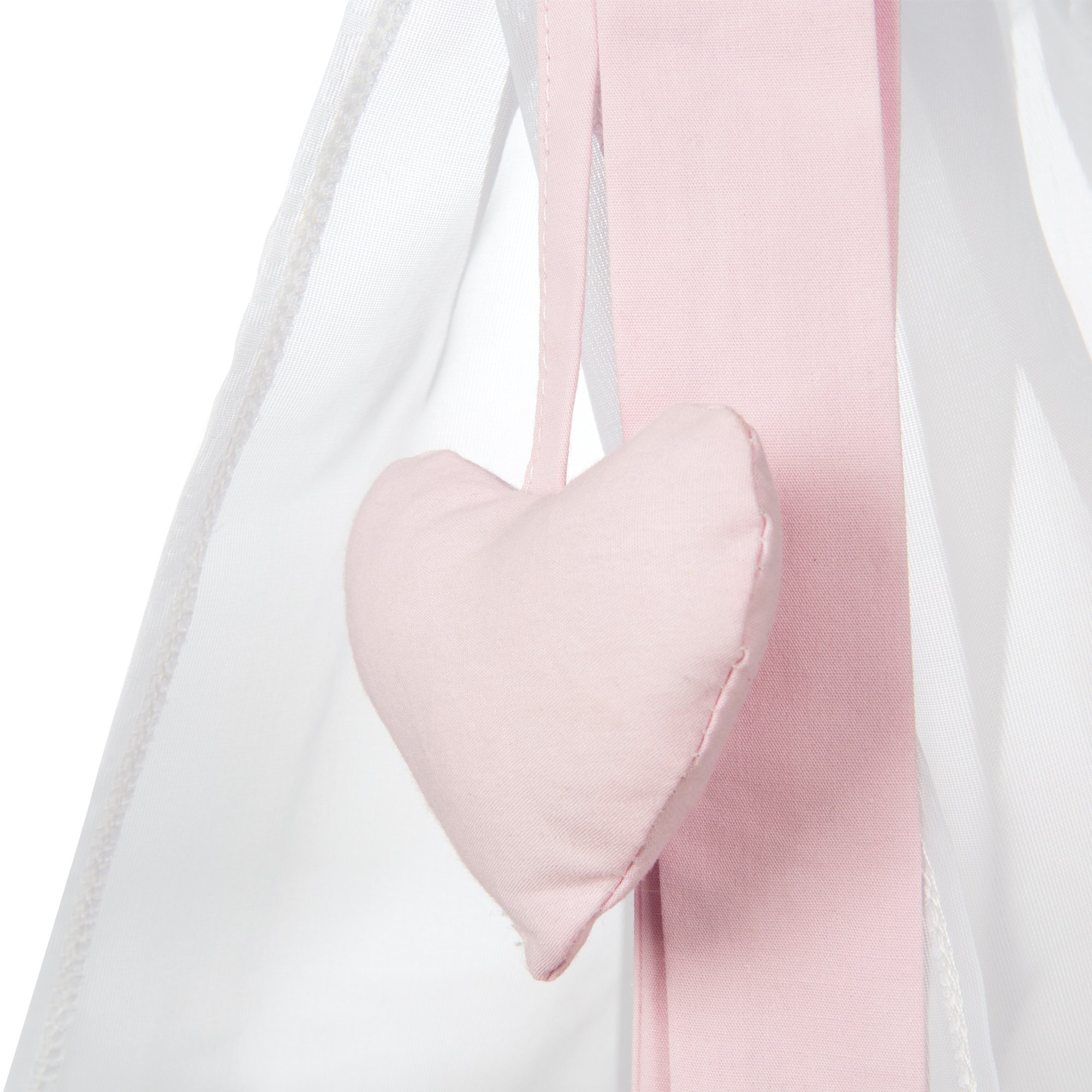 roba Lettino per Bambole Scarlett, Legno, Biancheria da Letto e Baldacchino, Bianco