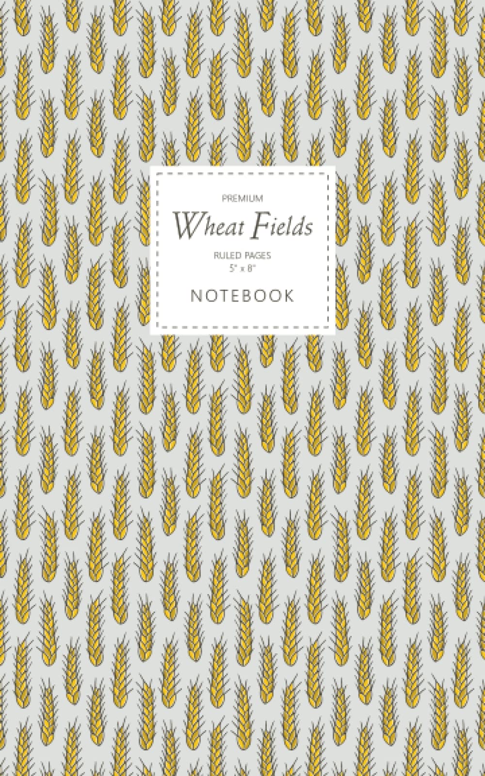 Wheat Fields Notebook - Ruled Pages - 5x8 - Premium (Farmers)