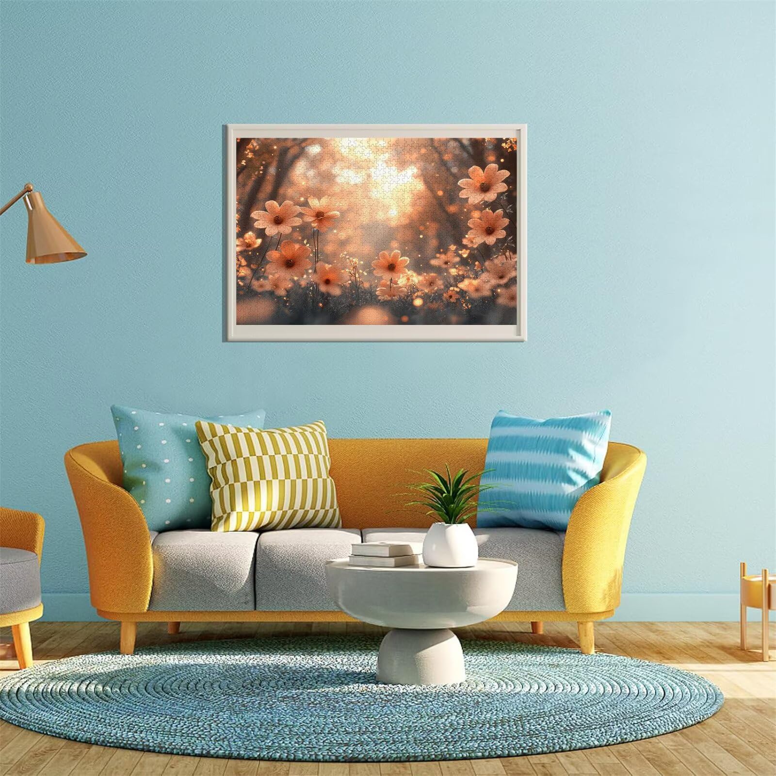 Blume Puzzle für Erwachsene Kinder Anspruchsvoll 5000 Teile Impossible Klassische Puzzles Schwer Anlage ab 8 9 10 Jahre Mädchen Jungen Jigsaw Kunst Educa,für Dekoration und Geschenke 105x156cm t-361
