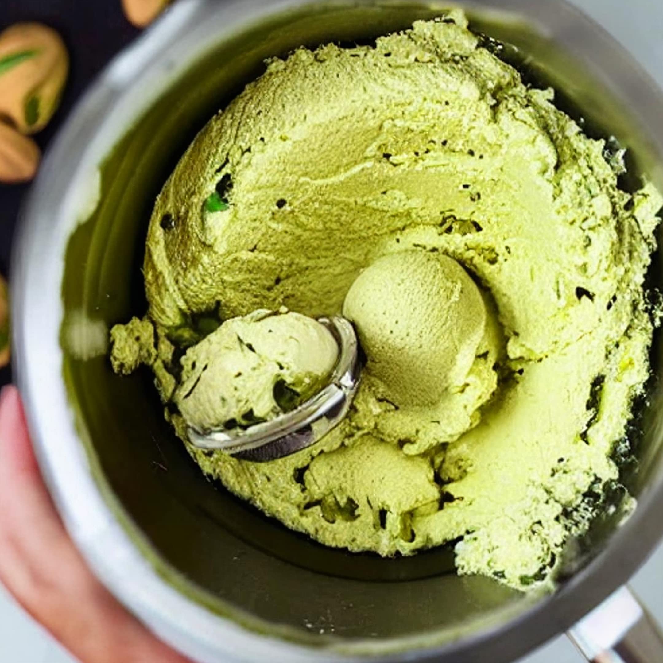 Dolcincasa-com Pasta di Pistacchio Sicilia Pura 100% per Gelati e Pasticceria prodotto a Bronte, 250g