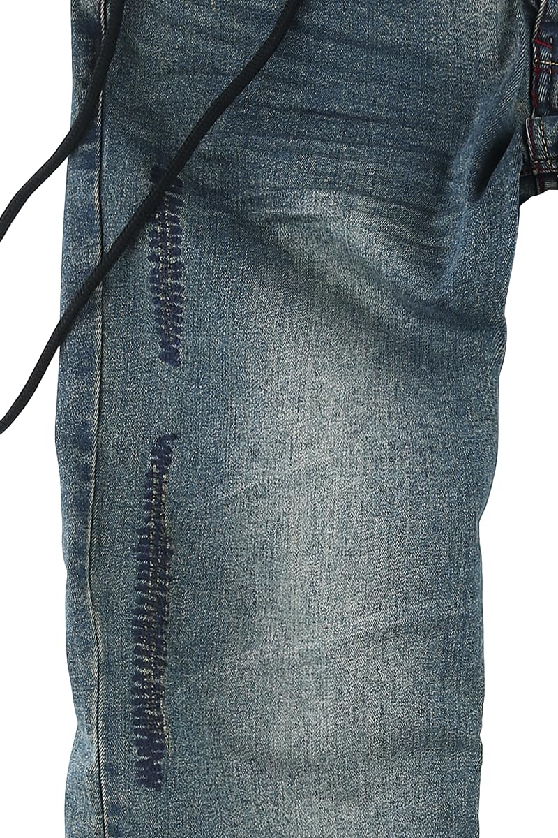 Black Premium by EMP Herren Blaue Jeans mit Stonewashed-Look, Destroyed-Effekten und praktischen 5-Pocket-Taschen