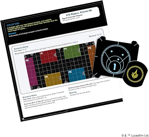 Miniatura 20 de Star Wars X-Wing 2ª edición Juego de miniatura Paquete de expansión de corbata de Vonreg, juego de estrategia para niños y adultos, a partir de 14