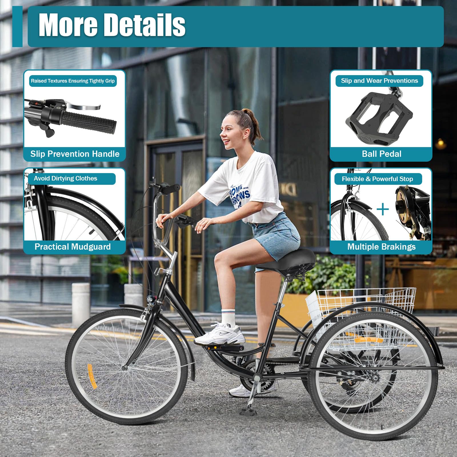 Tricycle de 24 "
