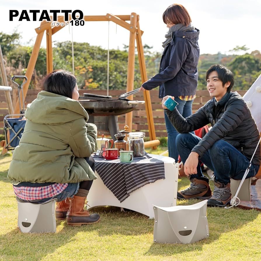 Amazon.co.jp: 【SOLCION公式】折りたたみイス PATATTOシリーズ (180
