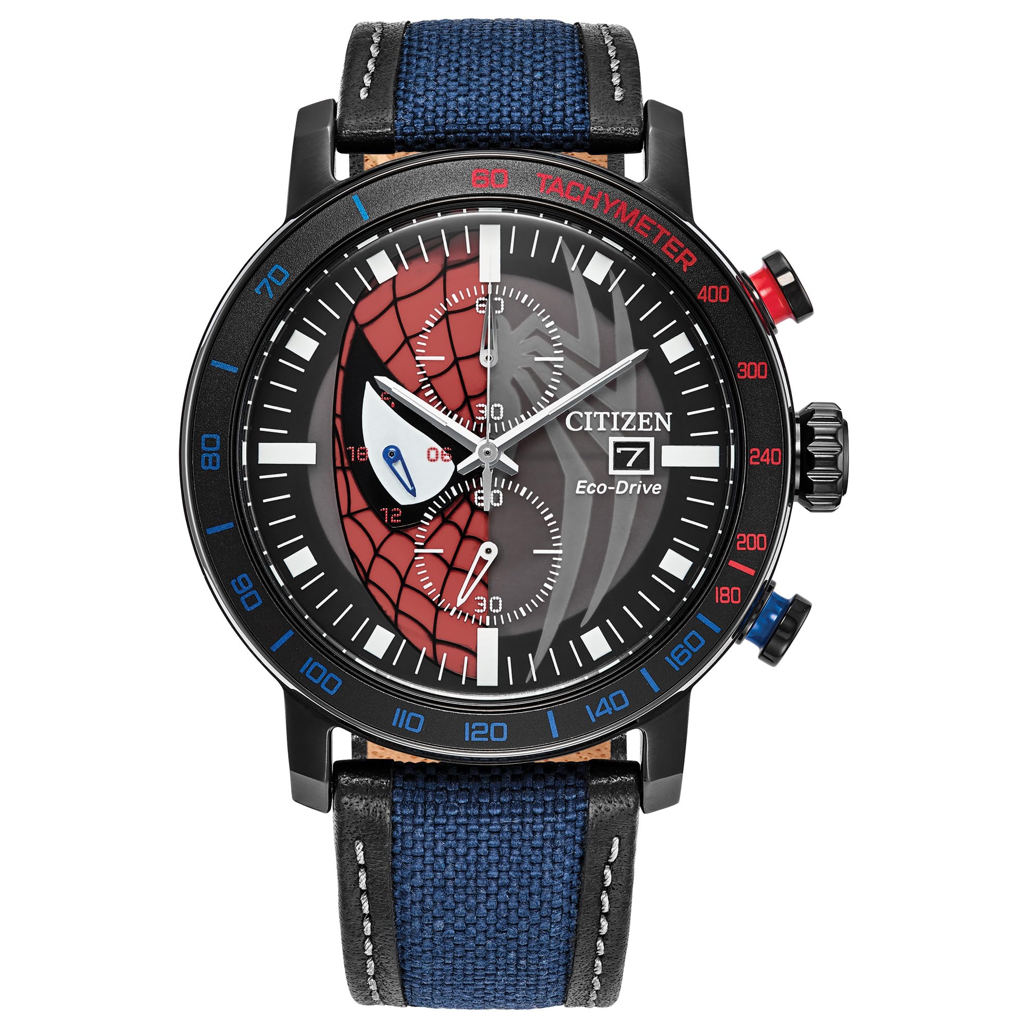 Amazon | CITIZEN メンズ エコドライブ スパイダーマン 44mm