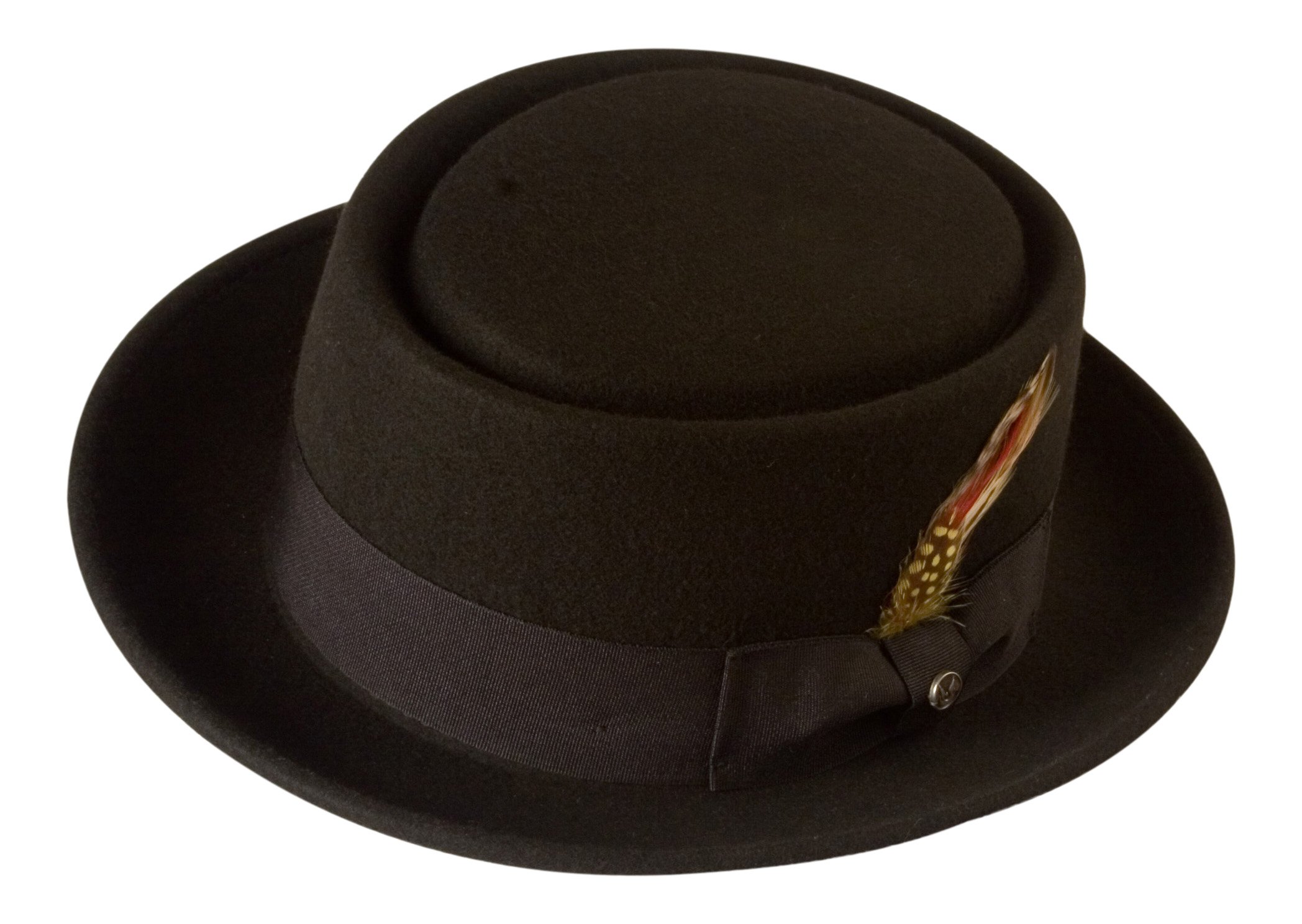 Chapeau noir Pork Pie Breaking Bad/Heisenberg/Walter White Style Mod/Ska