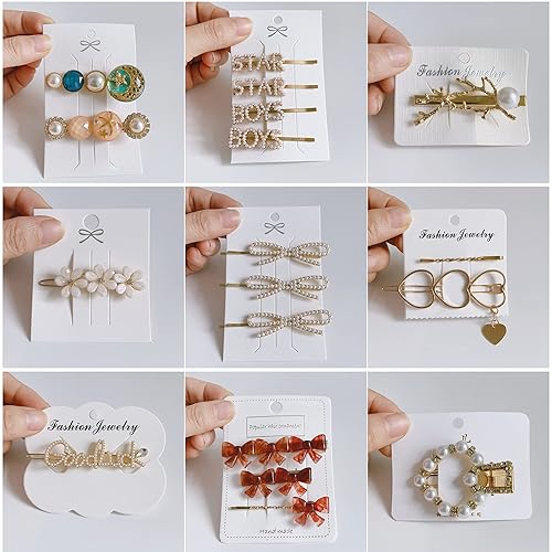 Miniatura 4 de QTMY 30 pinzas para el cabello para mujeres y niñas, regalo sorpresa, caja de joyería, accesorios de moda