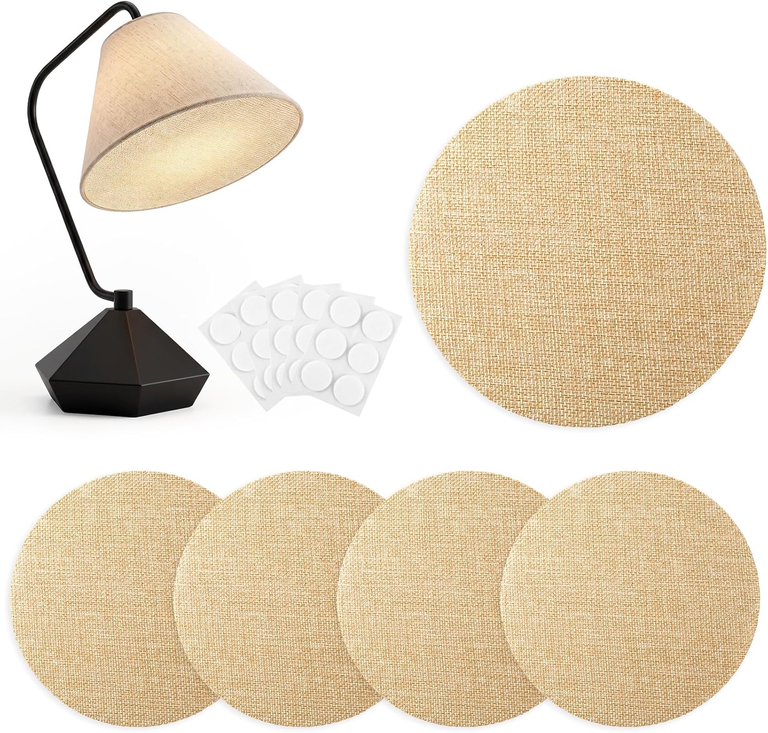 Amazon.com: EcoBrisa 5Pcs Lamp Shade Diffuser, 6.3IN Round Diffuser For ...