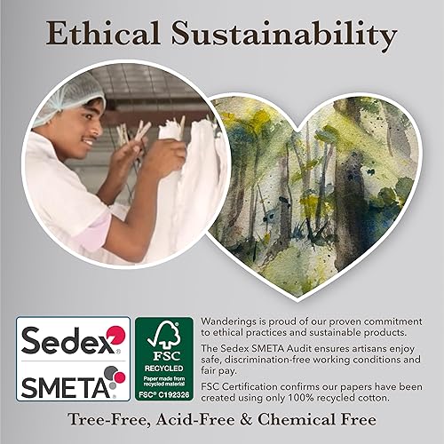 Miniatura 7 de Wanderings Sobre verde hecho a mano con borde Deckle  4.25 x 6.25 pulgadas  Paquete de 25  para anuncios, invitaciones de boda, tarjetas de