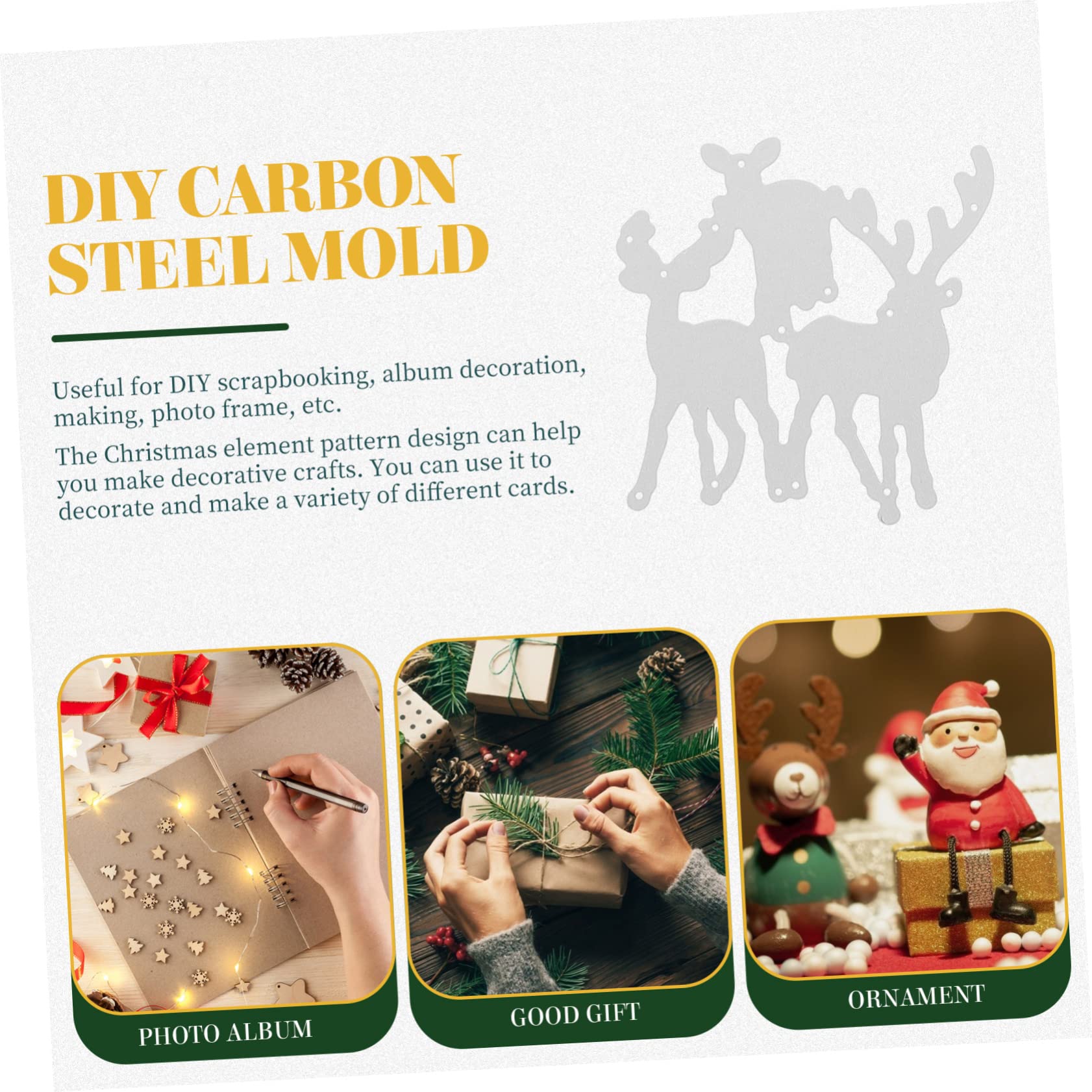 SHERCHPRY 27 Piezas Navidad Morir Troqueles De Corte De Navidad Herramientas Del Hogar Troqueles De Corte Diy Fiesta Molde De Mano Acero Al Carbono De 0 De Acero Al Carbono Manual