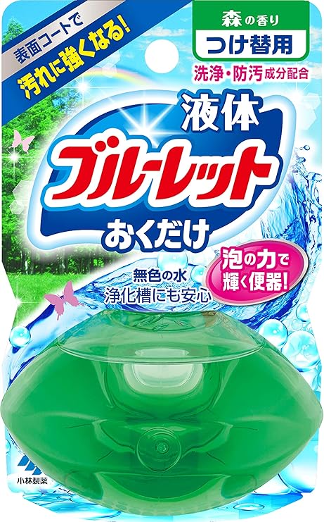 Amazon 液体ブルーレットおくだけ トイレタンク芳香洗浄剤 詰め替え 森の香り 70ml 液体ブルーレット ドラッグストア