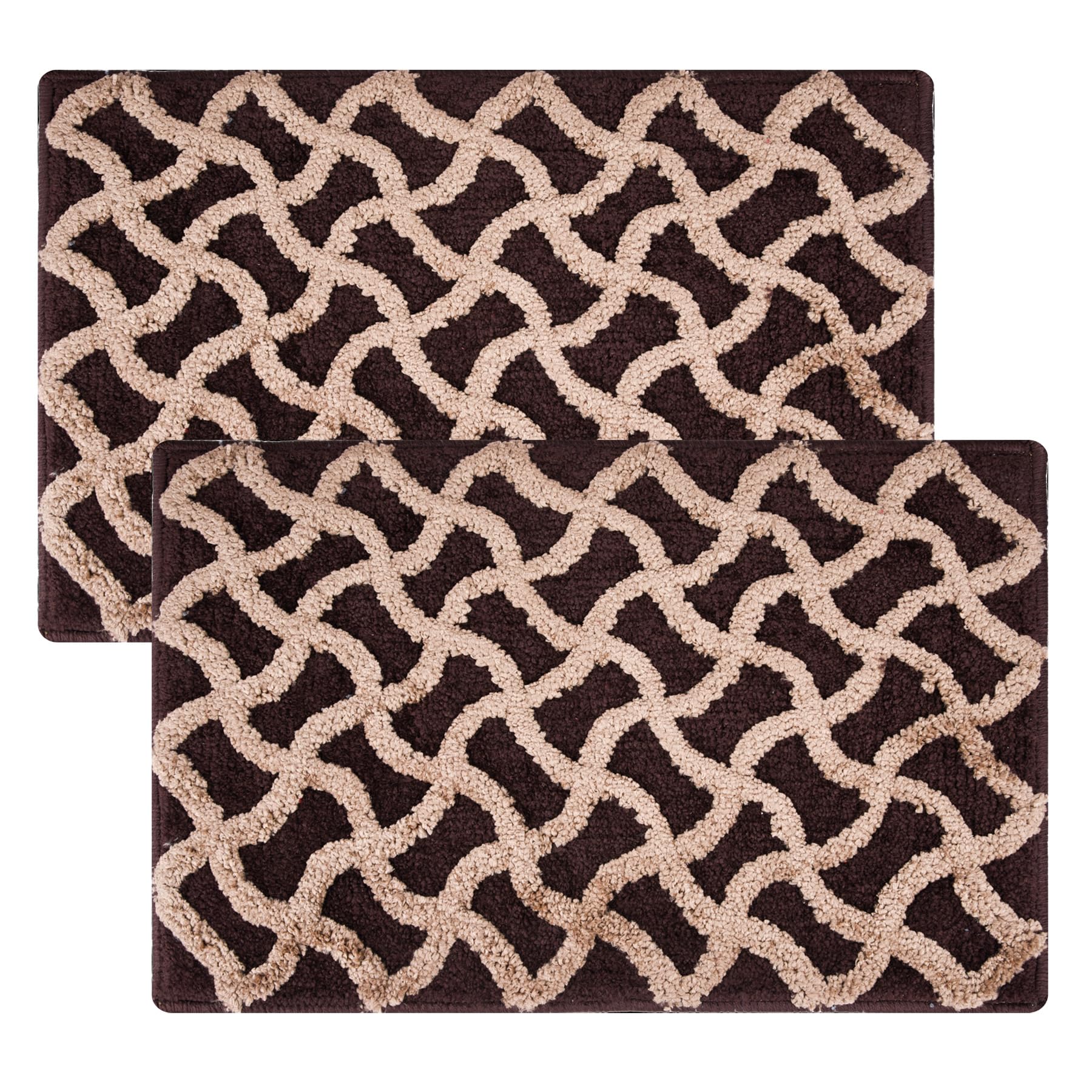 6 Pack Cotton Door Mats - Durable & Water Resistant -13