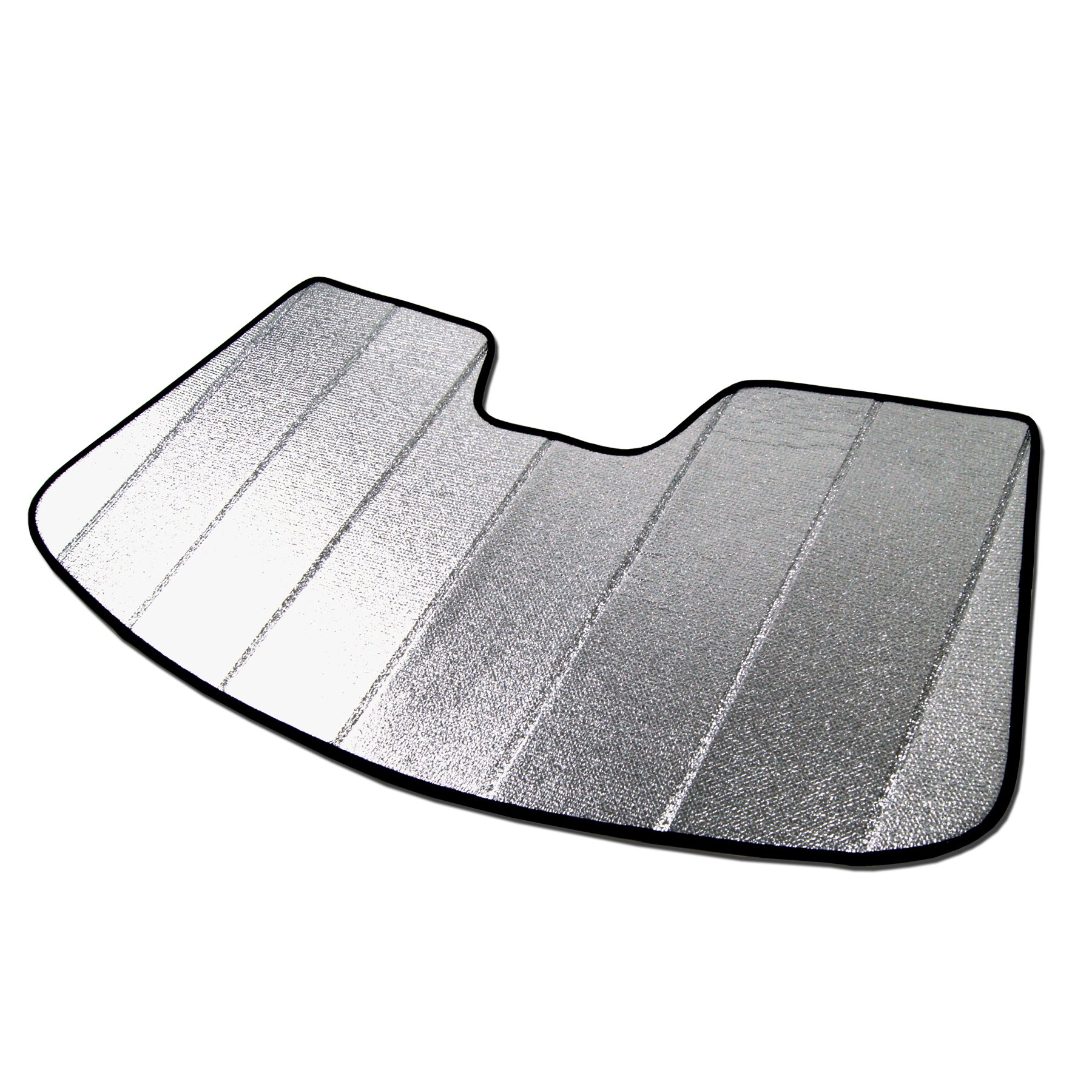Front Car Windshield Sun Shade Compatible with 2011-2019 Audi Q3 | Custom Fit Visor Accordion Fold Style Sun Protector | Silver &amp; Grey 1-pc Set | SS-015