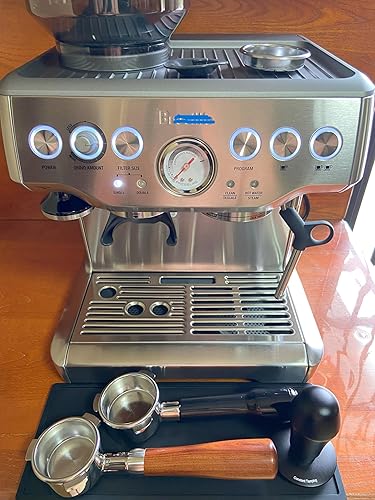 Miniatura 6 de Joytata Portafiltro sin fondo de 2126in compatible con máquina de espresso Breville BES840XL-BES870XL-BES870BSXL-BES878BSS-BES880BSS portafiltro de