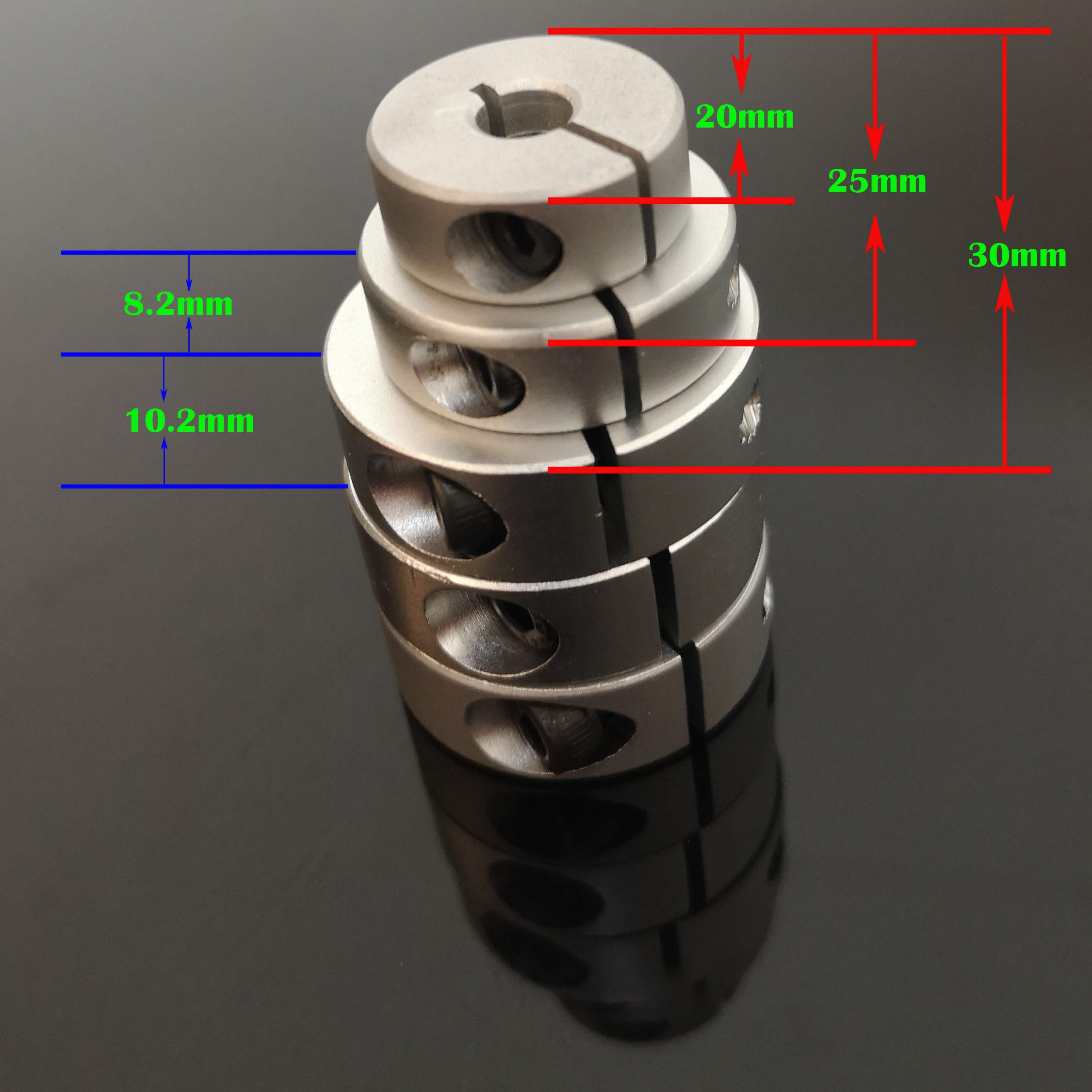 Anelli Di Arresto Per Trapano - Set Da 5 Pezzi Con Chiave Esagonale Per Fori Di Precisione - Foto 4