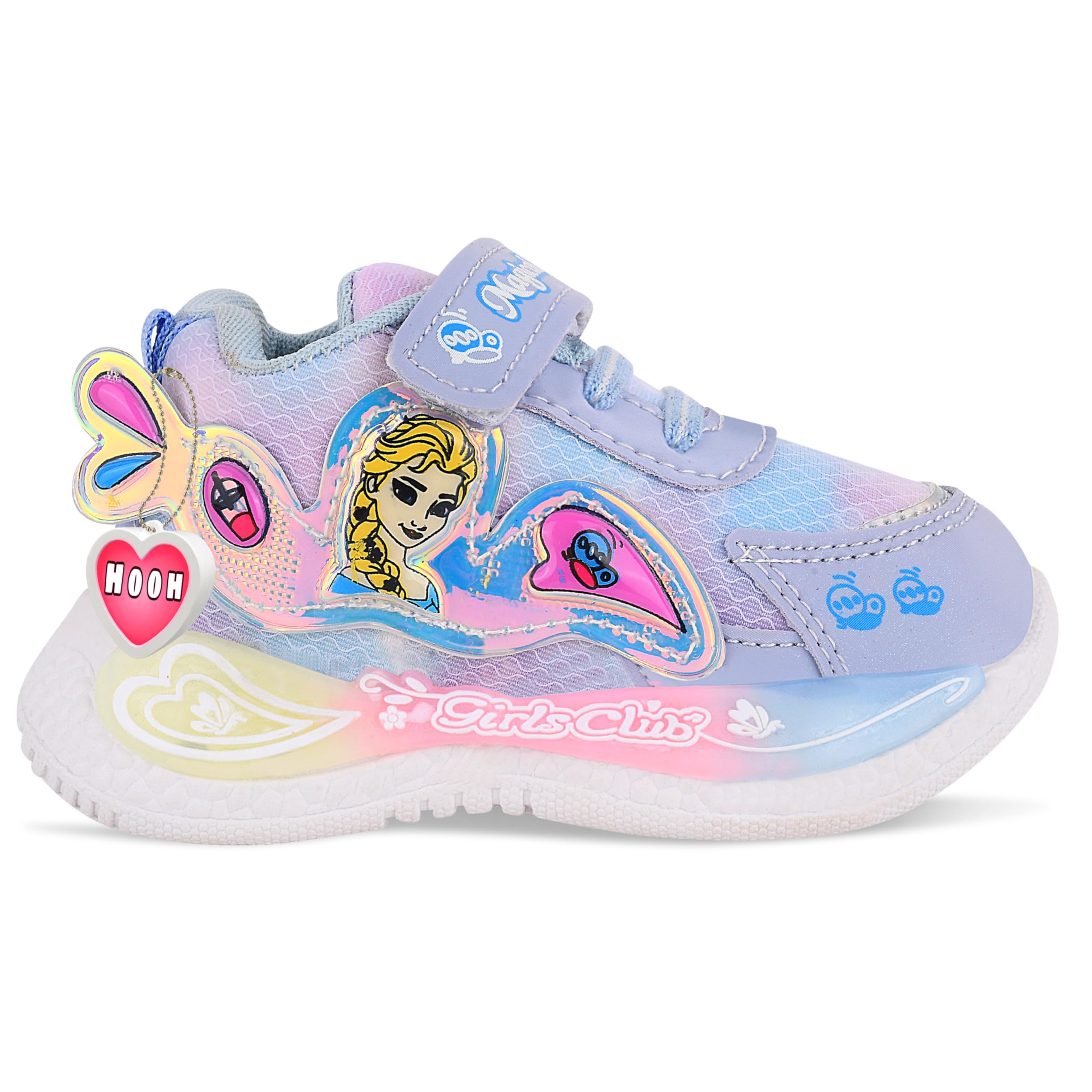 HOOH-Now comfort in Fashion Kids Unisex Amazing Designer Sneakers for 12 Months to 15 Years of Kid (Lavender, UK Footwear Size System, Little Kid, Numeric, Medium, 11) 1