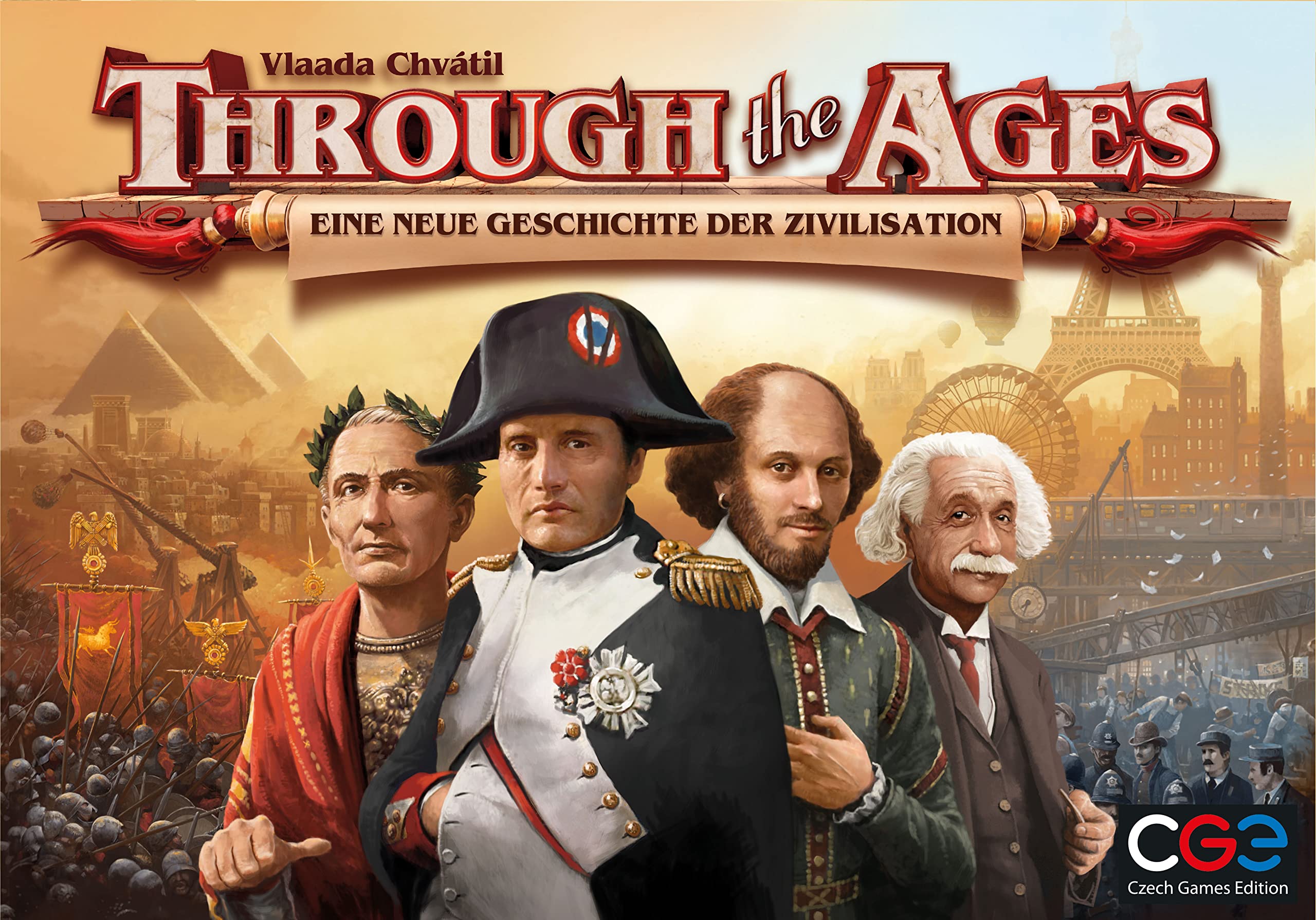 Heidelberger Spieleverlag Czech Games Edition Through The Ages: Una Nuova Storia della civiltà - Gioco da Tavolo strategico - Tedesco - 2-4 Giocatori - dai 14 Anni