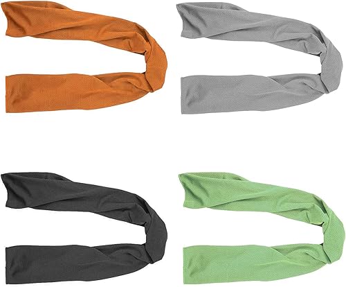 Miniatura 1 de Paquete de 4toallas de enfriamiento (40x12pulgadas), toallas de microfibra, suaves, transpirables y frescas, para mantenerse fresco al hacer yoga,