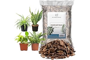 Earthgro Mulch - 8Qt Deluxe Wood Chip Houseplant Mulch for Indoor, Patio,...