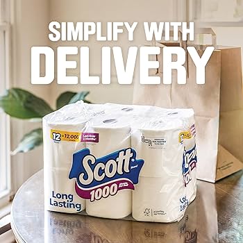 Amazon.com: Scott Toilet Paper, 1-Ply, 8 Rolls | Septic-Safe