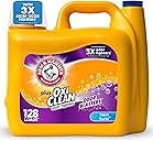 Arm & Hammer Plus OxiClean Odor Blasters Fresh Burst, 128 Loads Liquid Laundry Detergent, 166.5 Fl oz
