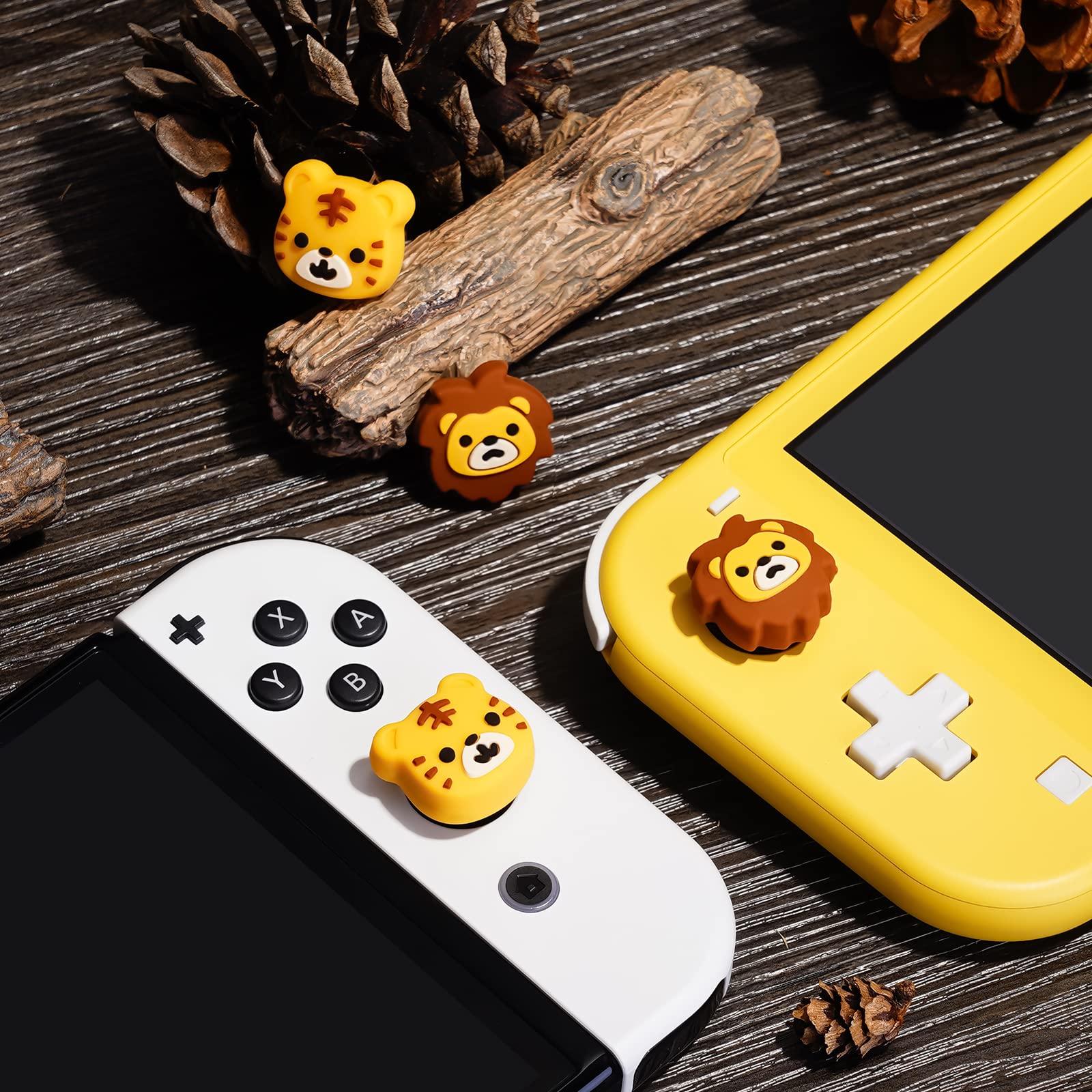 Amazon.com: JINGDU Thumb Grip Caps for Nintendo Switch Joy