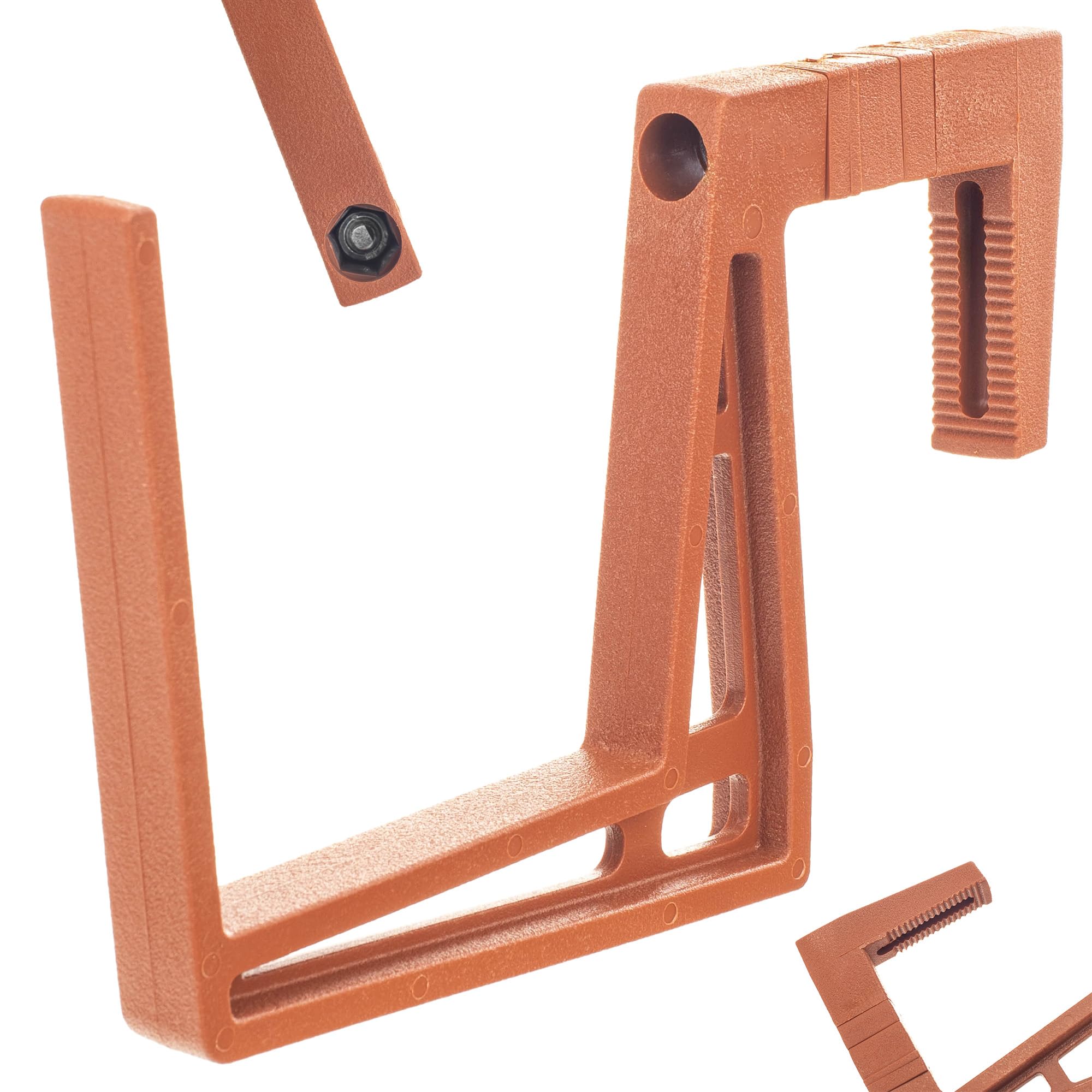Blumenkasten Halter Gelnder 6er Set H-Form Blumenkastenhalterung - Ohne  Bohren Fr Balkongelnder 1,532 Cm, Passend Fr 1523 Cm Ksten
