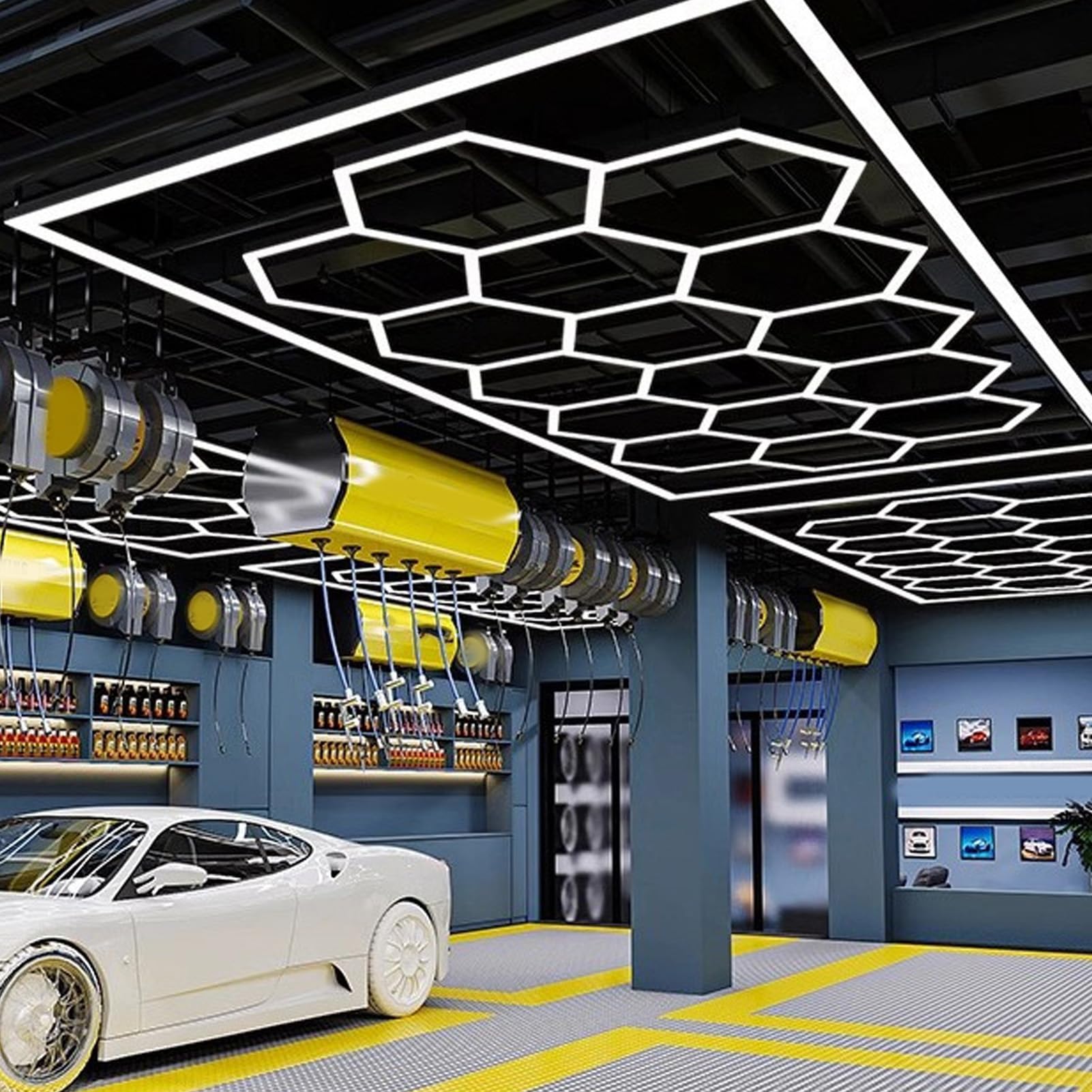 Garażowa LED Super Jasna 39000 Lm Bezpieczeństwo Zaprojektowana dla