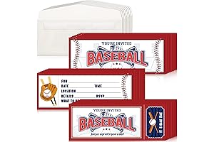 Woanger Baseball Party Invitations