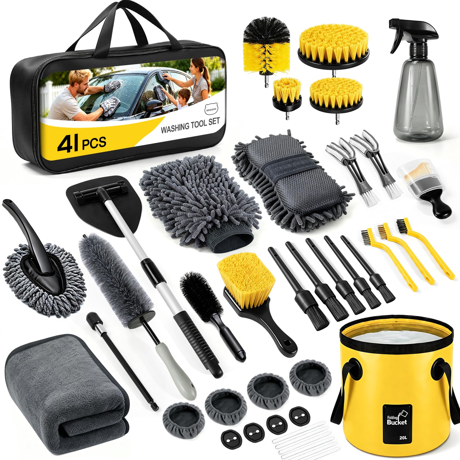 41 kit de cuidado interior para coche, camión y motocicleta