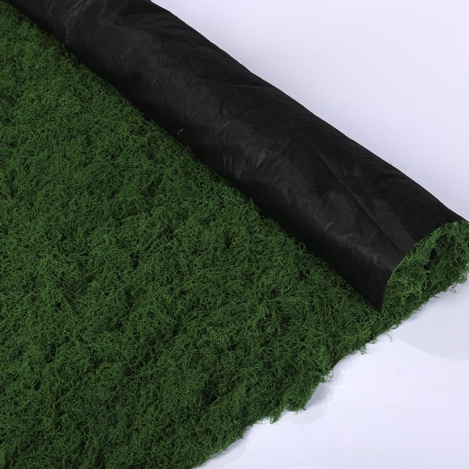 Artificial Moss Mat (39" x 78"), Large Fake Moss Sheet for Crafts & Planters, Realistic Green Moss Roll Capable of Creating Seamless Moss Walls, Table Runners, Fairy Gardens & Wedding Decor