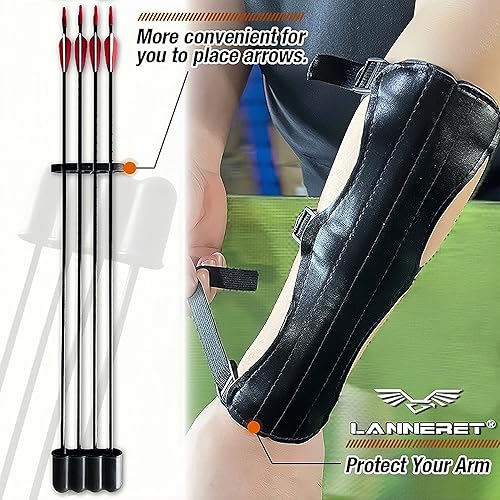 Miniatura 5 de Lanneret Juegos de arco compuesto y tiro con arco – Arcos compuestos de tiro con arco a mano derecha, 15-29 libras, peso de tracción ajustable