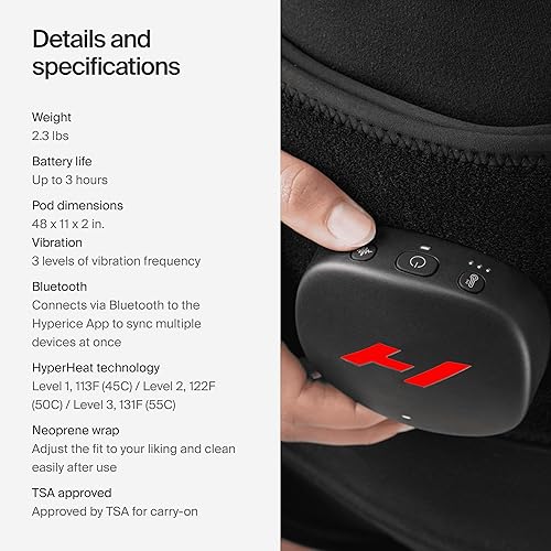 Miniatura 5 de Hyperice Venom 2 - Calor avanzado + envoltura de vibración (hombro izquierdo) - Aprobado por FSA o HSA