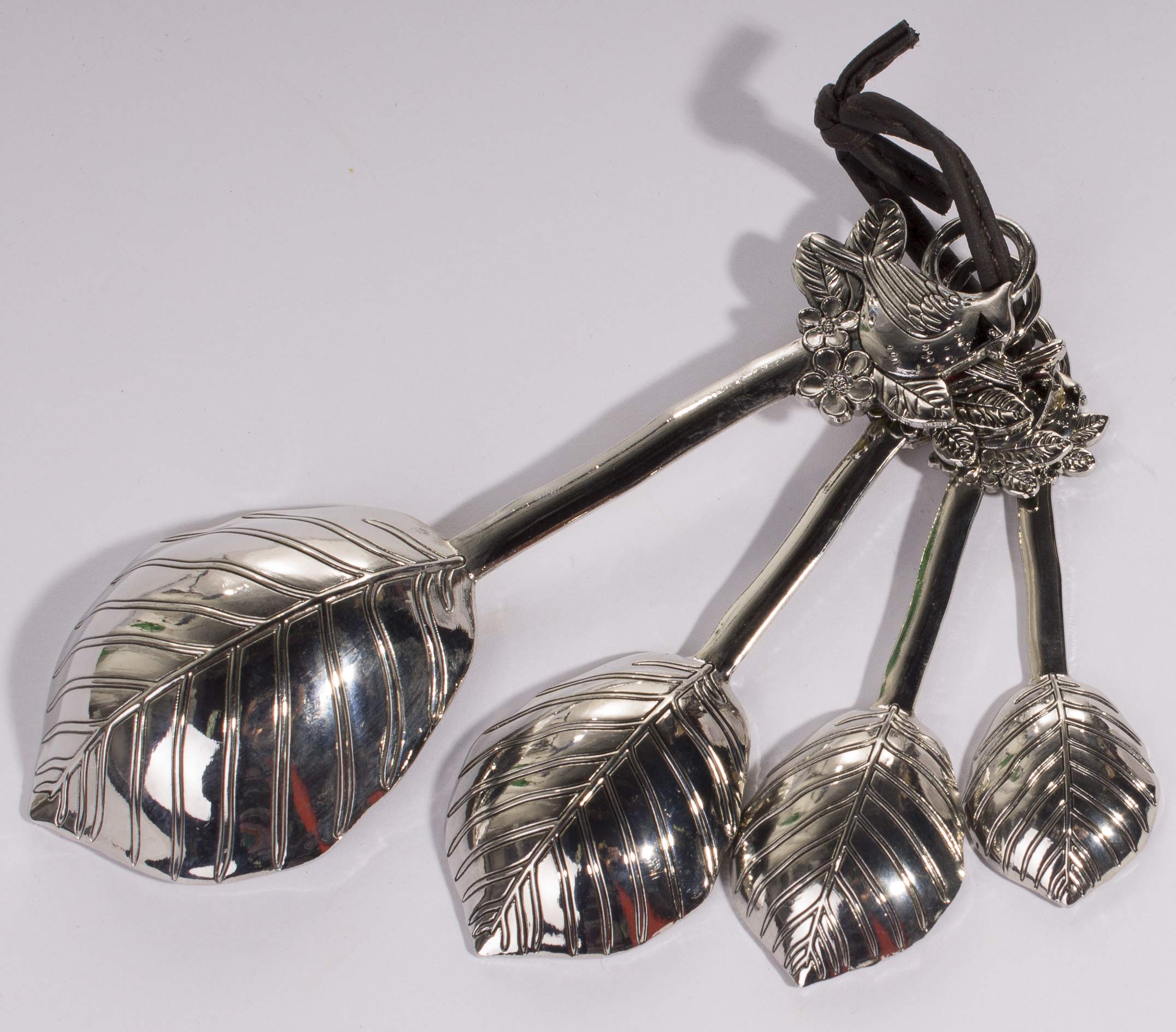 Attractive Cardinals 4 Piece Ornate Zinc Measuring Spoon Set