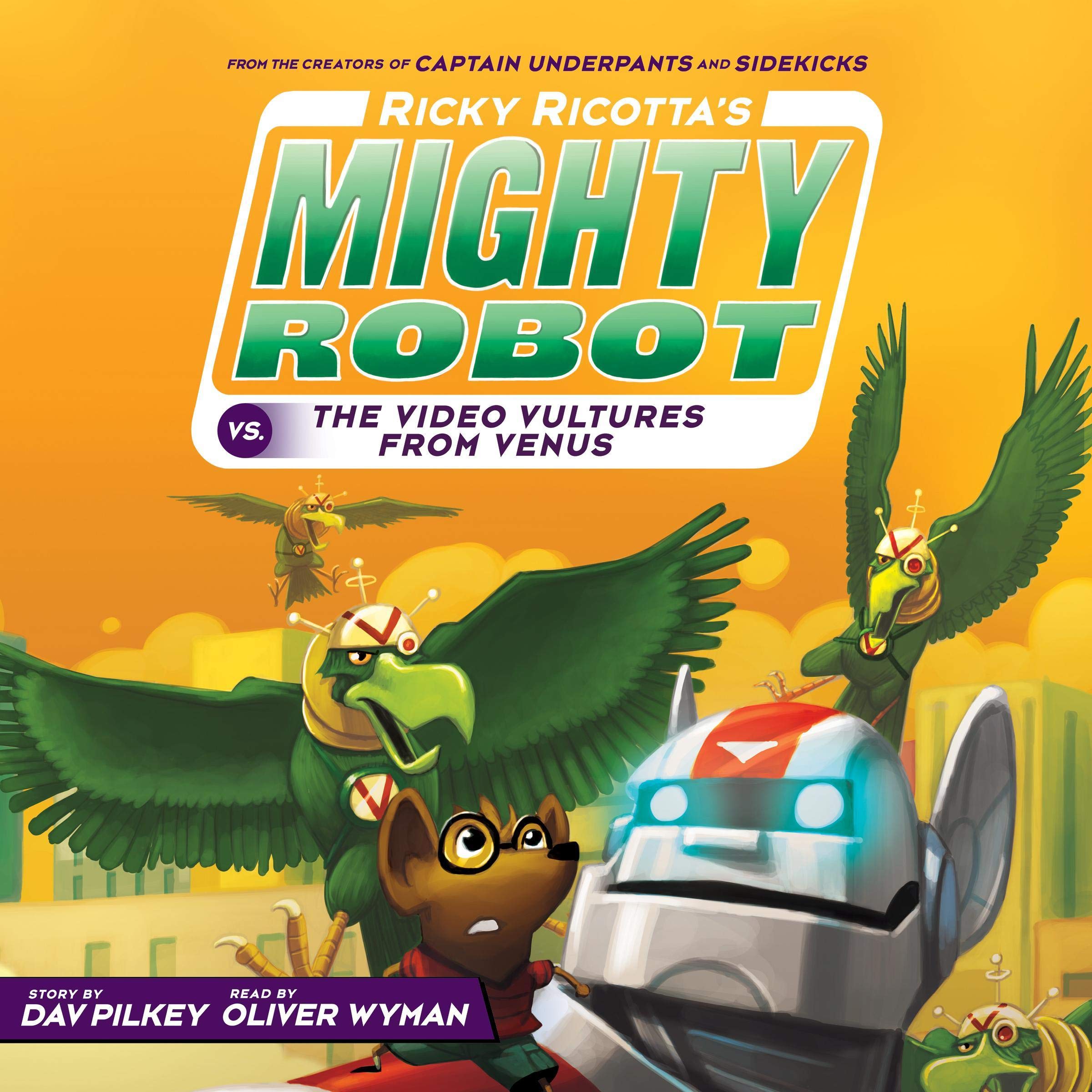 Cover art for Ricky Ricotta's Mighty Robot vs. the Video Vultures from Venus
