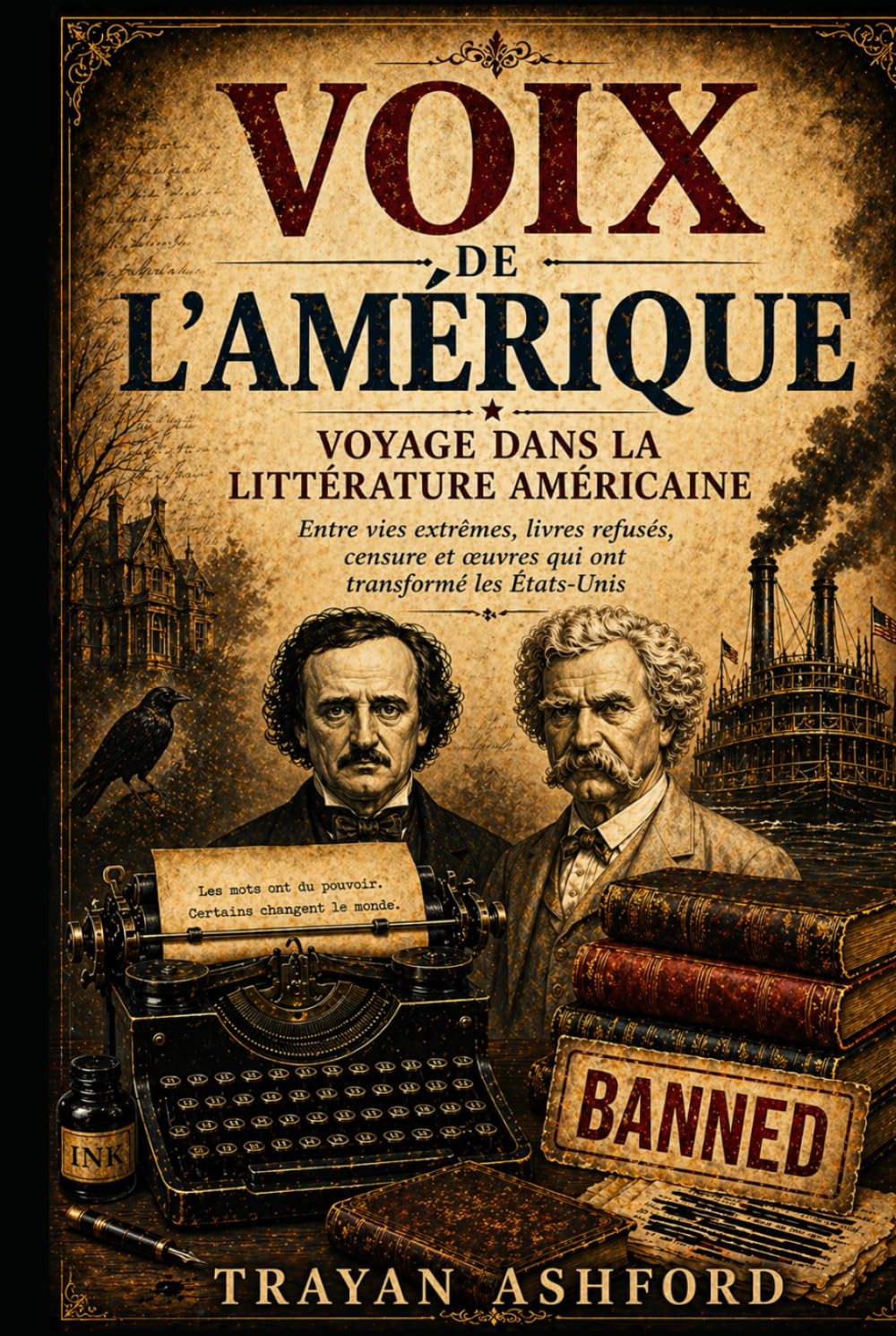 Voix de l’Amérique : voyage dans la littérature américaine: Entre vies extrêmes, livres refusés, censure et œuvres qui ont transformé les États-Unis