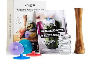 Masontops Full Fermentation Wizardry Kit for Sauerkraut, Kimchi, Pickles