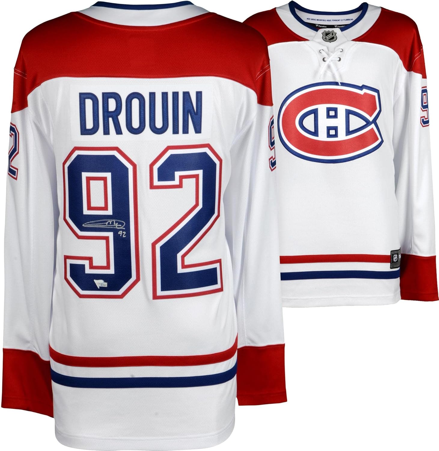 Jonathan Drouin Montreal Canadiens Autographed White Fanatics Breakaway