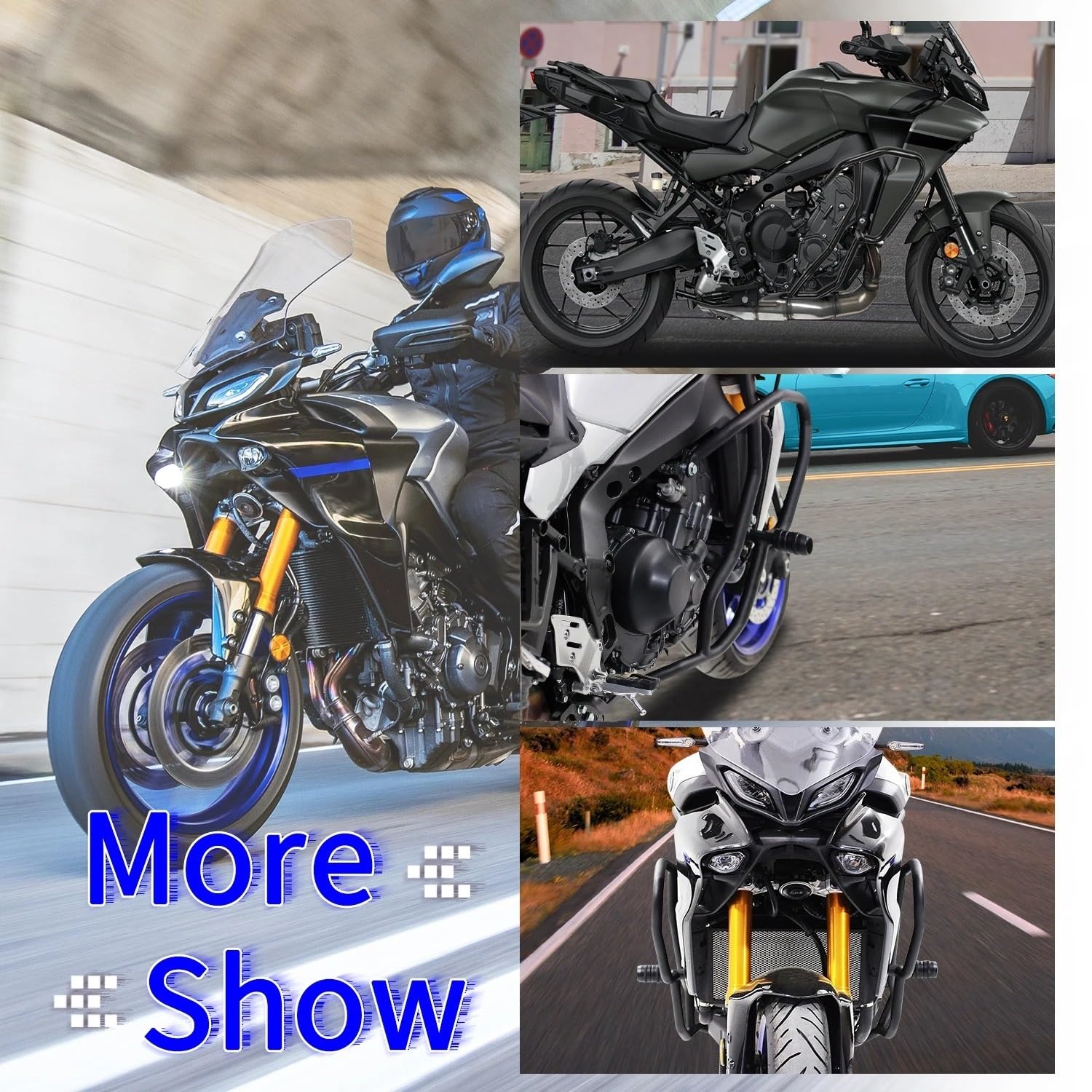 bloków zderzaka Pasuje do Yamaha Tracer 9 GT osłona silnika zderzak autostrada paski awaryjne rama zderzaki ochronne 2021-2025 Gmoli Motocyklowych