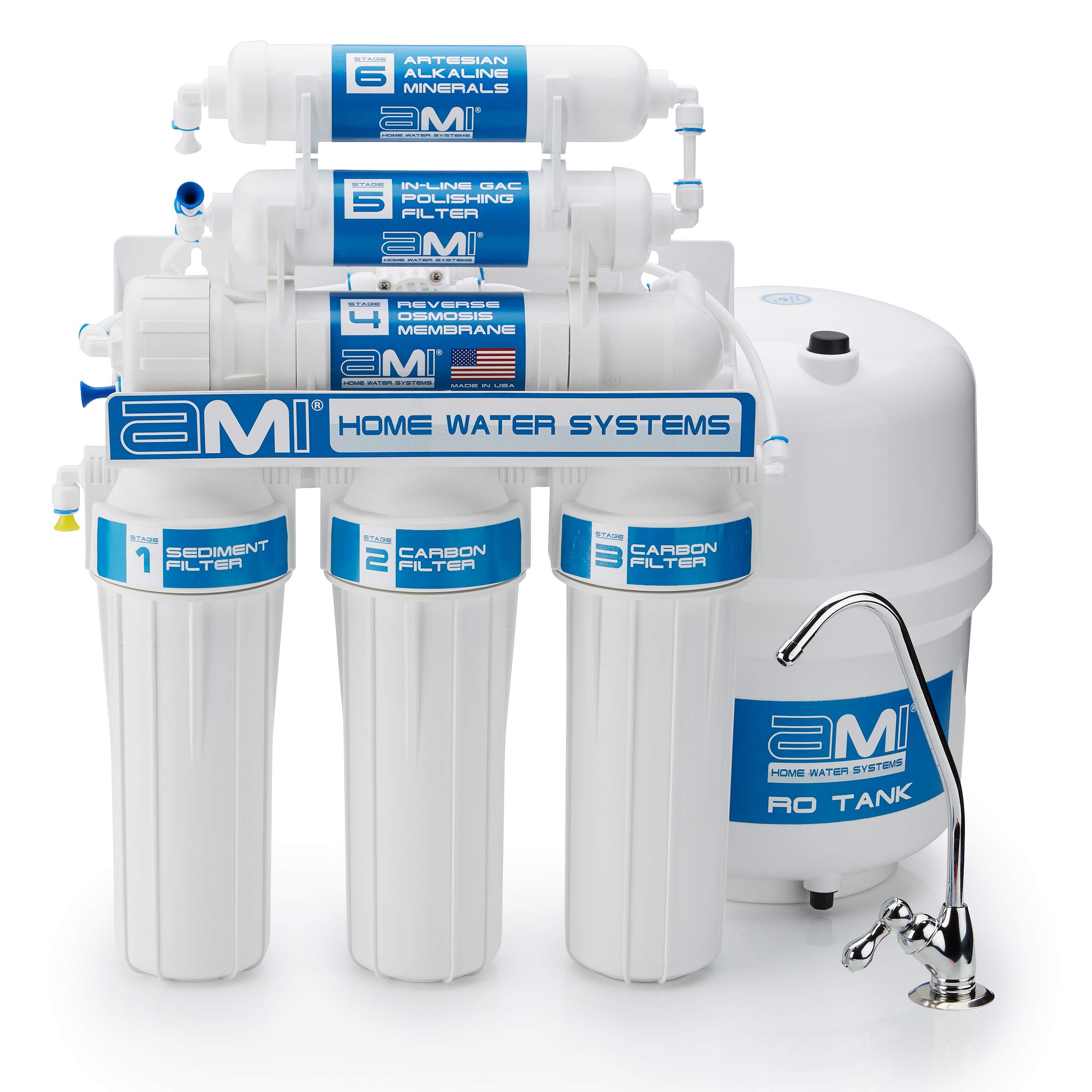 Buy APPLIED MEMBRANES INC. FiveStage Alkaline Water Filter System with