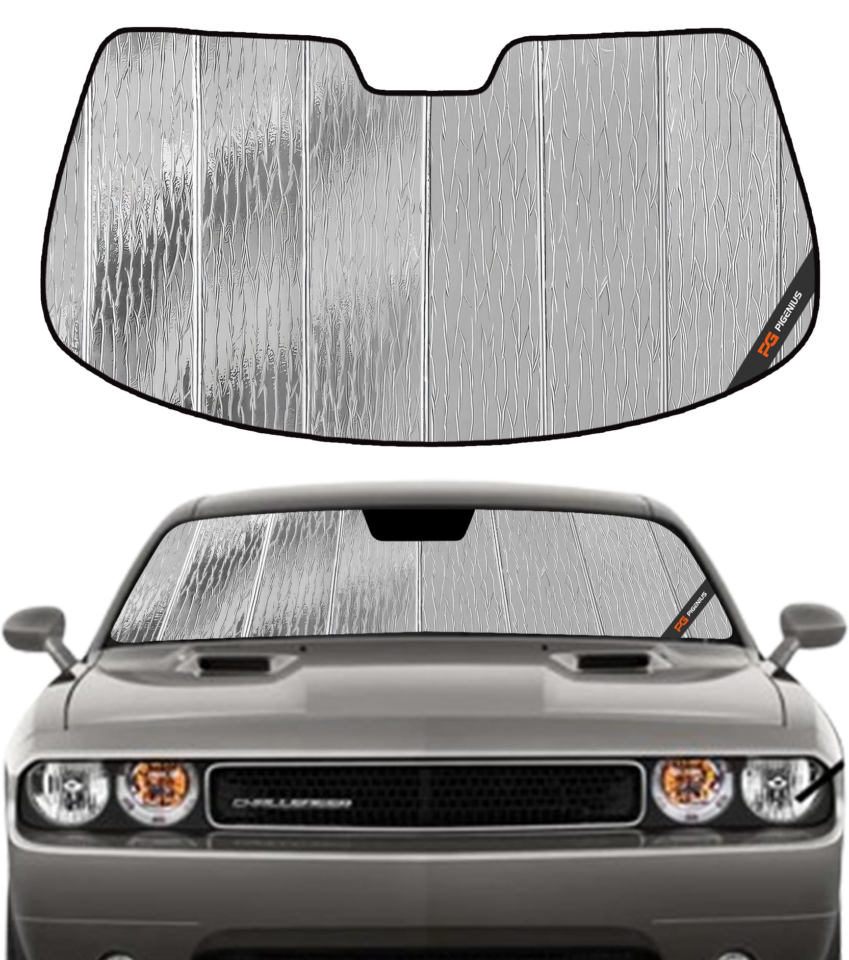 Amazon.com: Pigenius Windshield Shade for Dodge Challenger 2008